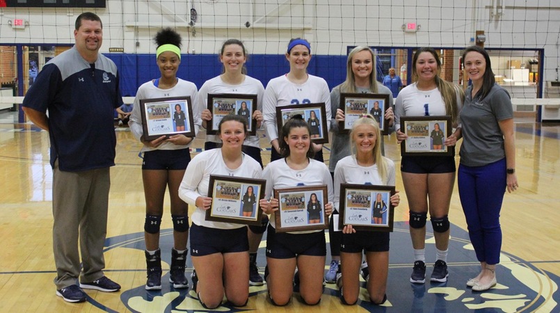 Lady Cougars Win Final Home Match of Season