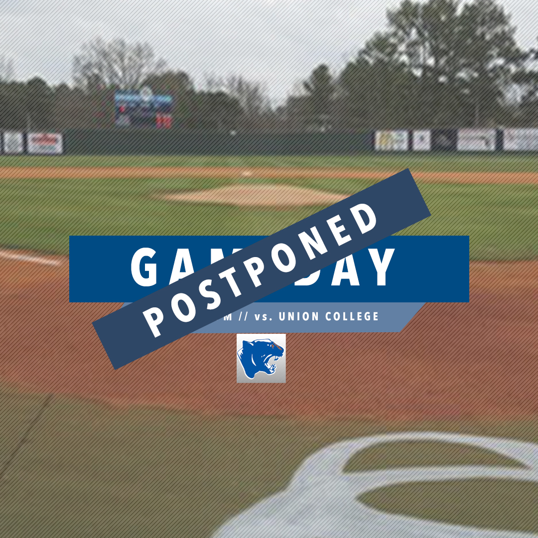 Baseball vs. Union College Postponed to Thursday