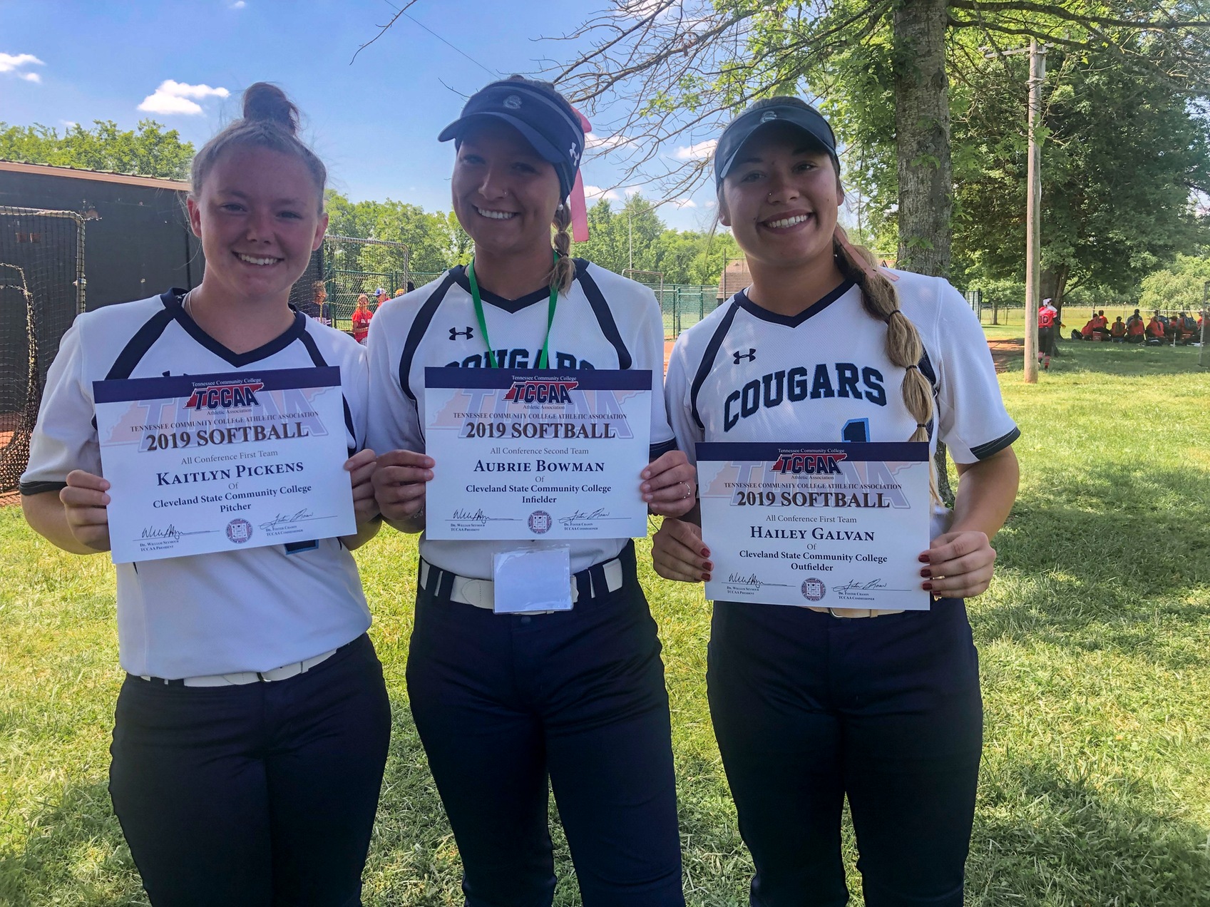 Three Lady Cougars Named All-Conference