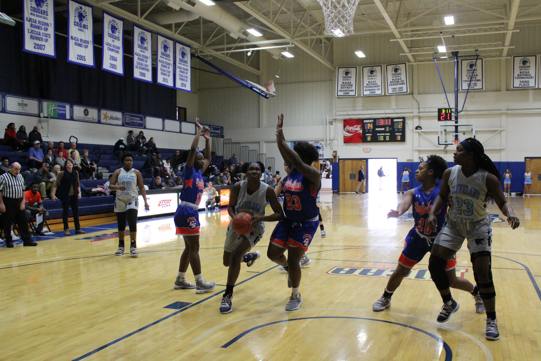 Lady Cougars Escape With 83-81 Win In Dyersburg