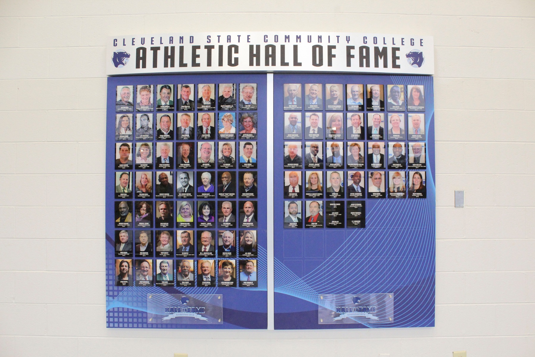 Hall of Fame Wall Gets a Face Lift