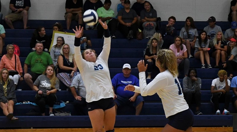 Lady Cougars Split Matches At Welch College